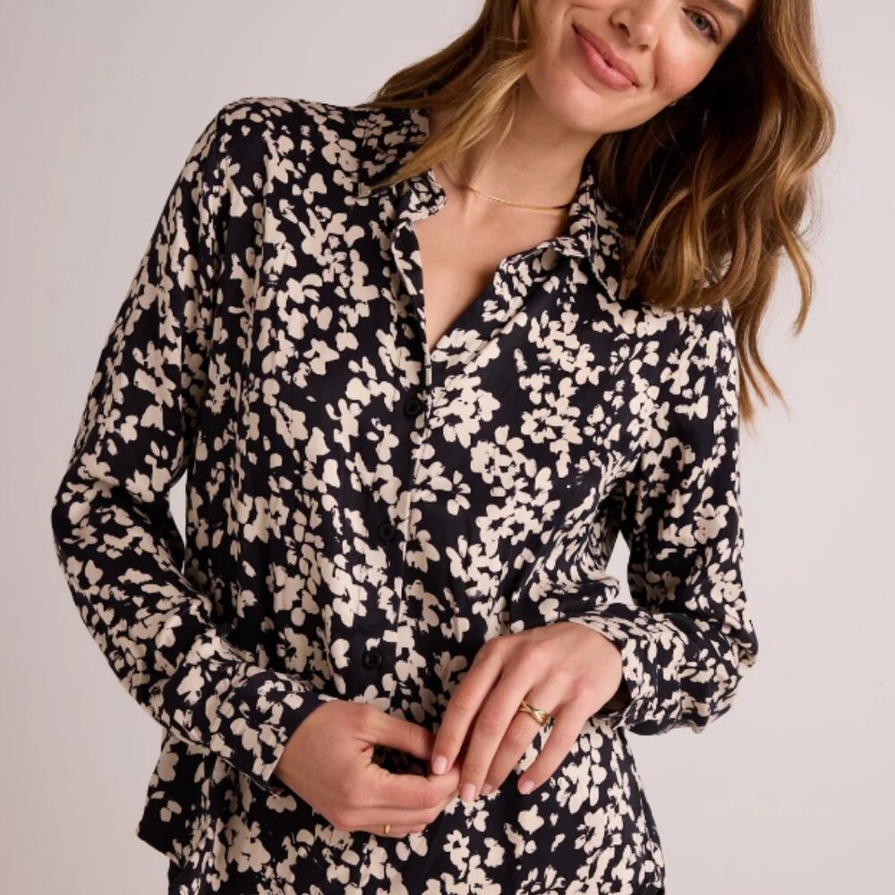 Bella Dahl - Clean Shirt, Ditsy Floral Print - Picture 3 of 4